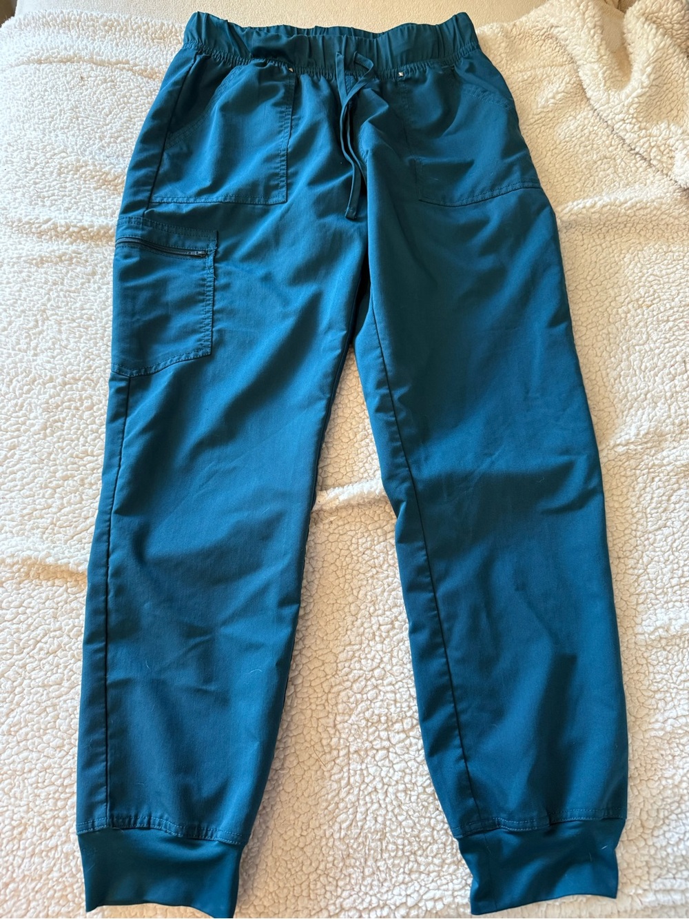 Scrubstar Teal Cargo Jogger Pants for women